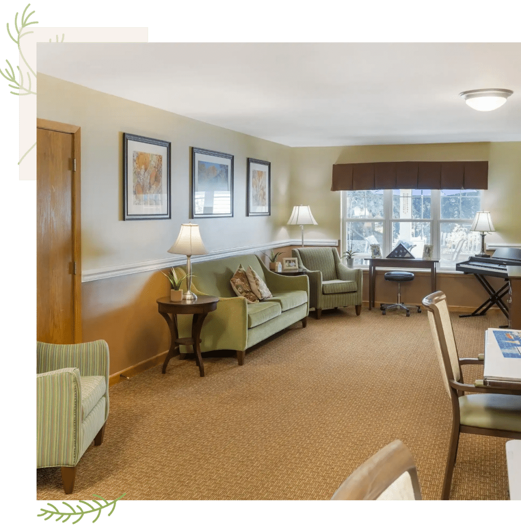 Battle Creek Senior Living Living Room