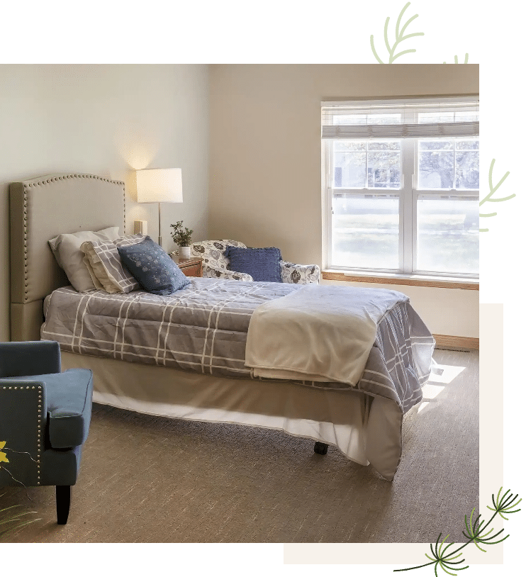 Bridgeway Park Senior Living Bedroom
