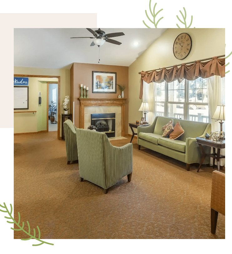 Senior Living Battle Creek Living Room
